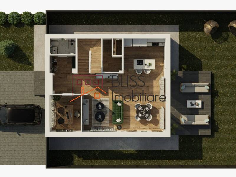 House for Sale Corbeanca, Bucharest / Ilfov - 3 Bedroom - ID:111901 | Bliss Imobiliare / Photo 2 - BLISS Imobiliare