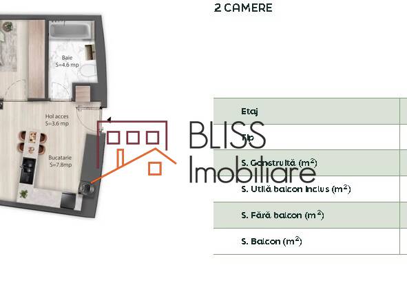 Apartament Luminos Cu 2 Camere Si Balcon In Imobil Premium | Bliss Imobiliare / Photo 6 - BLISS Imobiliare