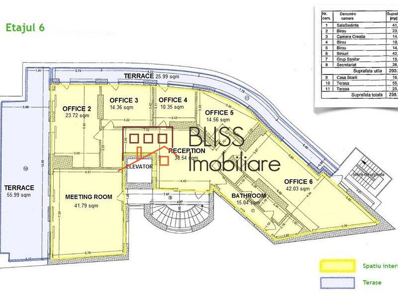 spațiu de birouri de Inchiriat KM 0 | Ultracentral - 7 Camere - ID:120912 | Bliss Imobiliare / Photo 10 - BLISS Imobiliare