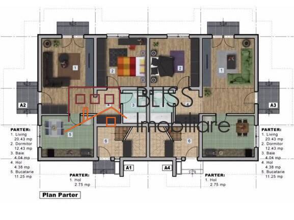 Apartment for Sale Independentei, Bucharest / Ilfov - 1 Bedroom - ID:126305 | Bliss Imobiliare / Photo 6 - BLISS Imobiliare