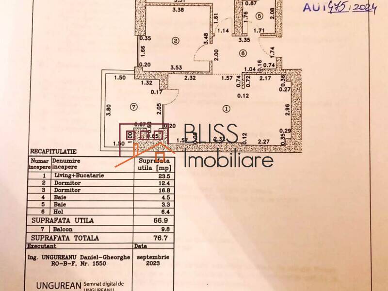 Apartament de Inchiriat Aviatiei | Promenada mall | Metro Pipera - 3 Camere - ID:122316 | Bliss Imobiliare / Photo 26 - BLISS Imobiliare