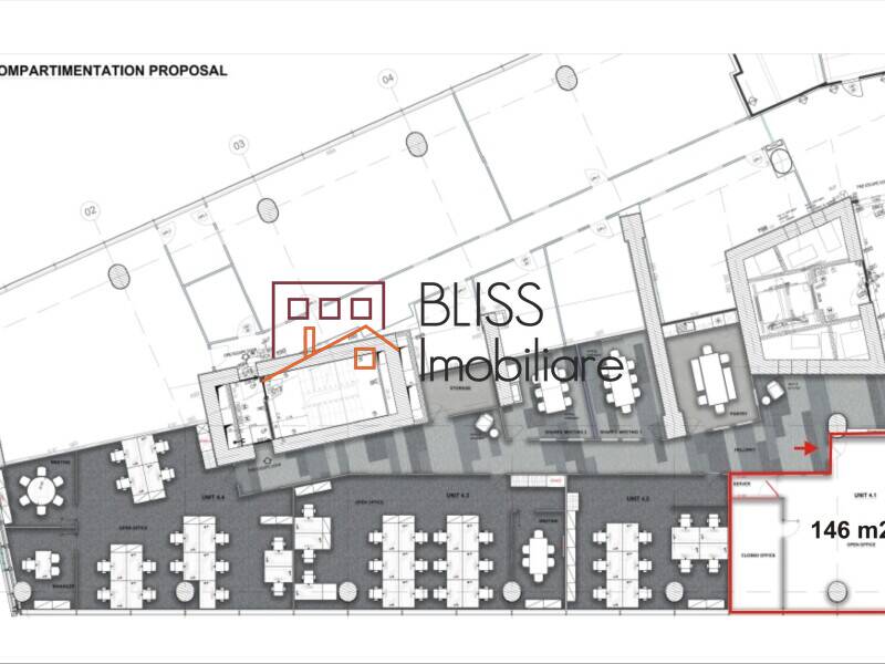spațiu de birouri de Inchiriat Parcul Sebastian - ID:142745 | Bliss Imobiliare / Photo 6 - BLISS Imobiliare