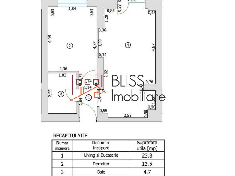 1-Bedroom Apartment Cortina North Pipera | 44 Sqm | 2025, Bucharest / Ilfov | Bliss Imobiliare / Photo 18 - BLISS Imobiliare