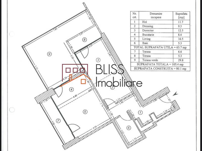 1-Bedroom Apartment One Lake Club – Furnished, Parking, Private Terrace, Bucharest | Bliss Imobiliare / Photo 7 - BLISS Imobiliare