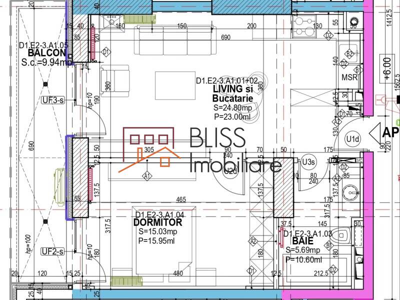 Apartament 2 Camere Modern Mobilat Cortina North | BLISS | Bliss Imobiliare / Photo 14 - BLISS Imobiliare