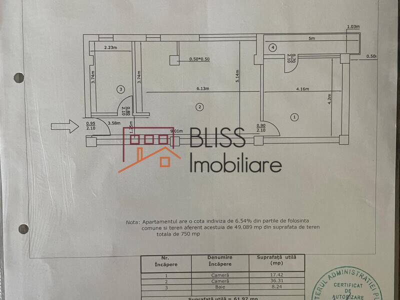 Apartament Cu 2 Camere, 62mp, Mobilat Cu Loc De Parcare Inclus | Bliss Imobiliare / Photo 19 - BLISS Imobiliare