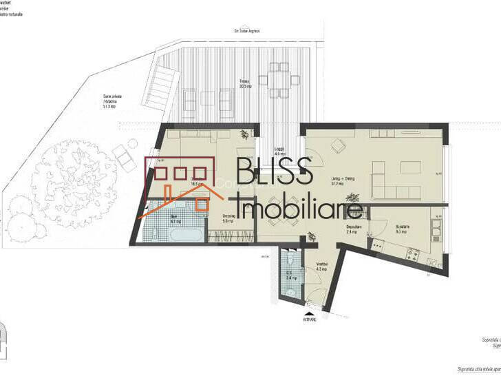 Apartament 2 Camere Cu Terasa Si Gradina Privata Mobilat Utilat | Bliss Imobiliare / Photo 17 - BLISS Imobiliare