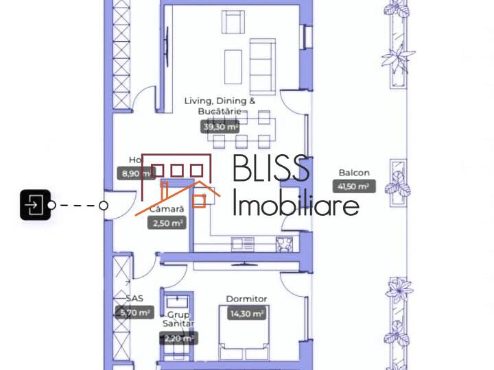 Apartament Premium, Complet Mobilat Cu 3 Dormitoare Si Balcon | Bliss Imobiliare / Photo 13 - BLISS Imobiliare