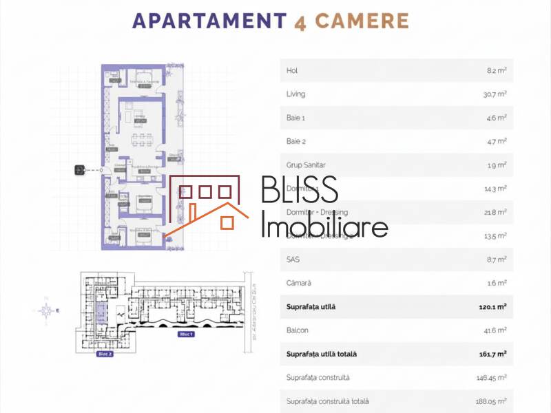 3-Bedroom Apartment Iancu Nicolae Jolie Ville | 120 Sqm | Pool, Bucharest / Ilfov | Bliss Imobiliare / Photo 33 - BLISS Imobiliare