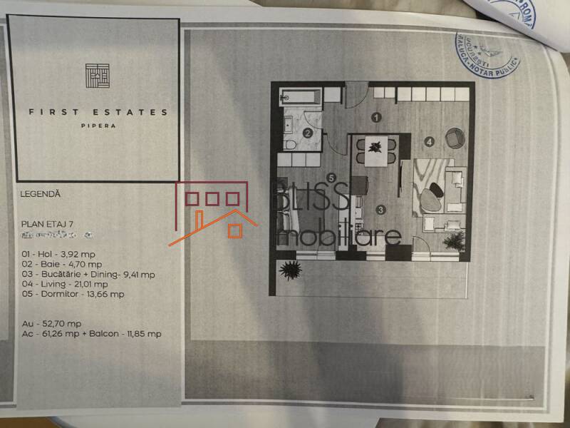 Apartament 2 Camere Pipera | First Estates | Incalzire Gratuita | Bliss Imobiliare / Photo 8 - BLISS Imobiliare