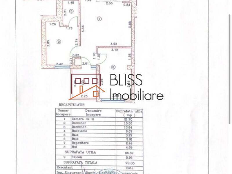 Apartament Mobilat Cu 3 Camere Si Balcon | Bliss Imobiliare / Photo 19 - BLISS Imobiliare