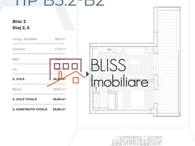 Apartament Mobilat Cu Balcon Generos | Bliss Imobiliare / Photo 4 - BLISS Imobiliare