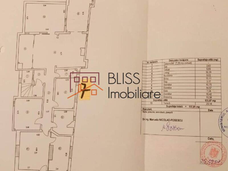 Apartament 5 Camere Kiseleff – 134 Mp, Decomandat, Centrala Proprie | Bliss Imobiliare / Photo 14 - BLISS Imobiliare