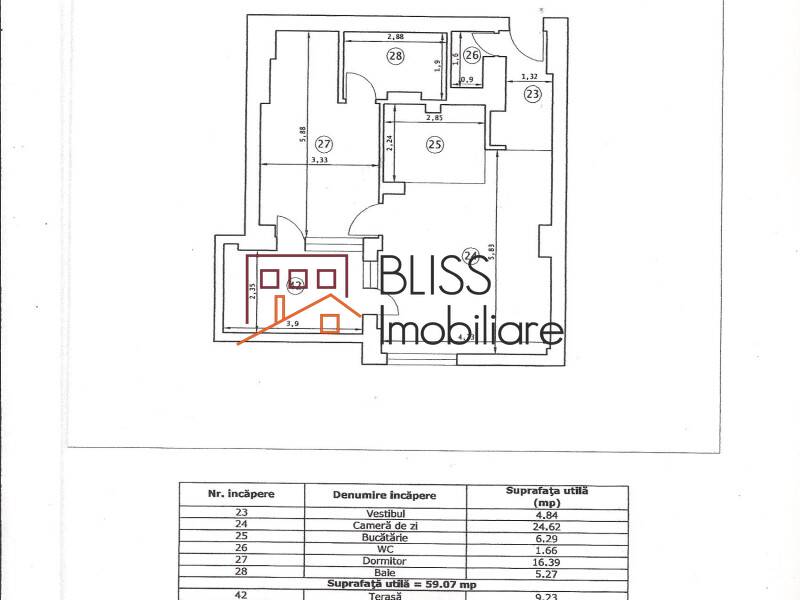 Apartment for Rent Iancu Nicolae | Pipera, Bucharest / Ilfov - 1 Bedroom - ID:38622 | Bliss Imobiliare / Photo 5 - BLISS Imobiliare
