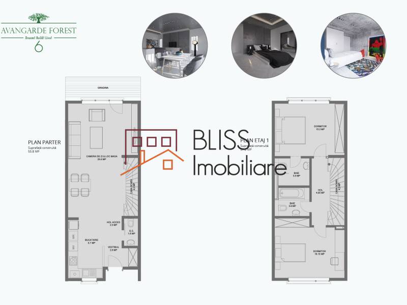 Casa de Vanzare Oras Voluntari - 3 Camere - ID:70699 | Bliss Imobiliare / Photo 14 - BLISS Imobiliare