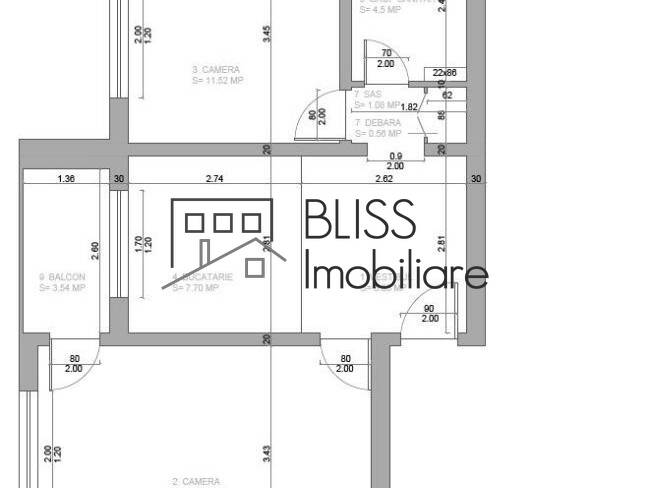 Apartment for Rent Aviatiei | Promenada mall | Metro Pipera, Bucharest - 1 Bedroom - ID:94399 | Bliss Imobiliare / Photo 8 - BLISS Imobiliare