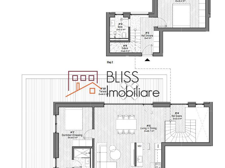2-Bedroom Duplex 39 Sqm Terrace Parking Included, Bucharest / Ilfov | Bliss Imobiliare / Photo 5 - BLISS Imobiliare