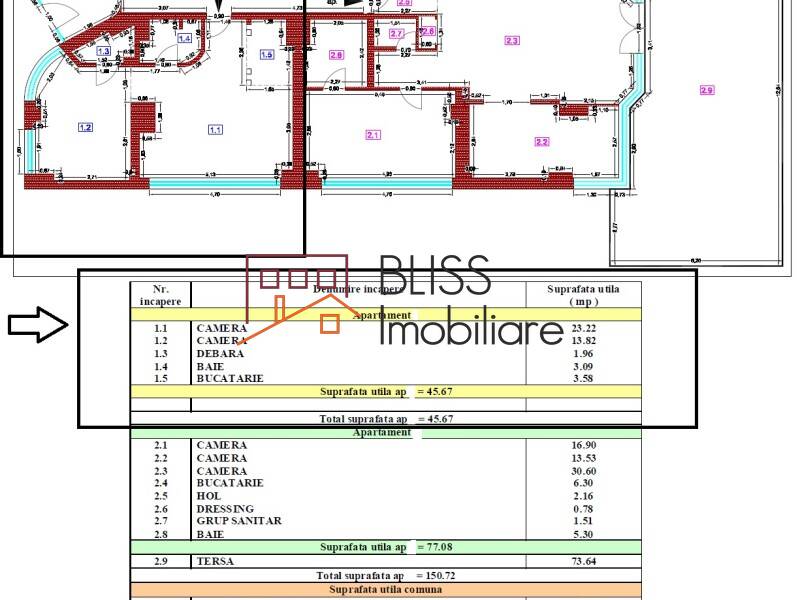 Garsoniera de Inchiriat Domenii | 1 Mai | Grivitei - ID:7646 | Bliss Imobiliare / Photo 2 - BLISS Imobiliare