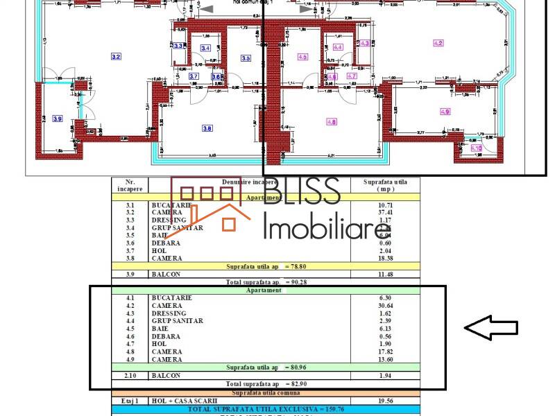 Apartament de Vanzare Domenii | 1 Mai | Grivitei - 3 Camere - ID:6022 | Bliss Imobiliare / Photo 12 - BLISS Imobiliare