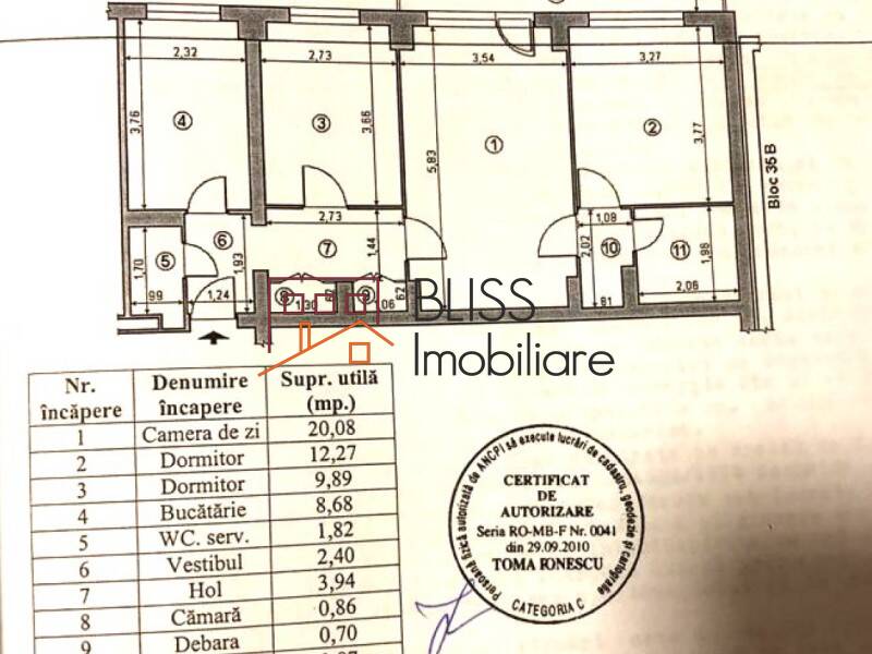 Apartament de Vanzare Spitalul Colentina - 3 Camere - ID:109592 | Bliss Imobiliare / Photo 20 - BLISS Imobiliare