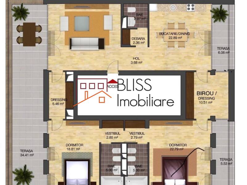 3 Bedroom Penthouse In Baneasa, Bucharest | Bliss Imobiliare / Photo 15 - BLISS Imobiliare