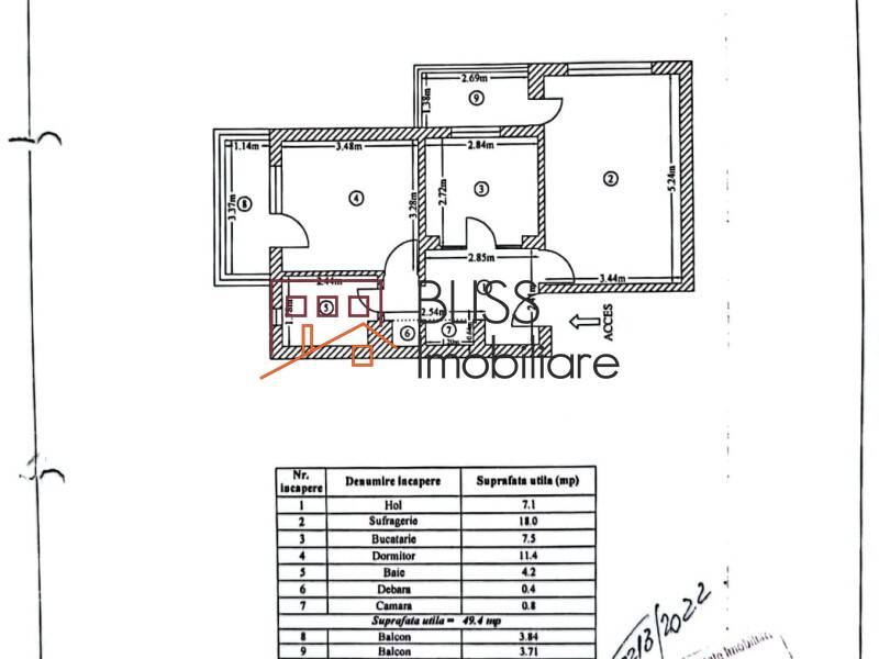 Apartment for Sale Berceni | Popesti Leordeni, Bucharest - 1 Bedroom - ID:111816 | Bliss Imobiliare / Photo 18 - BLISS Imobiliare