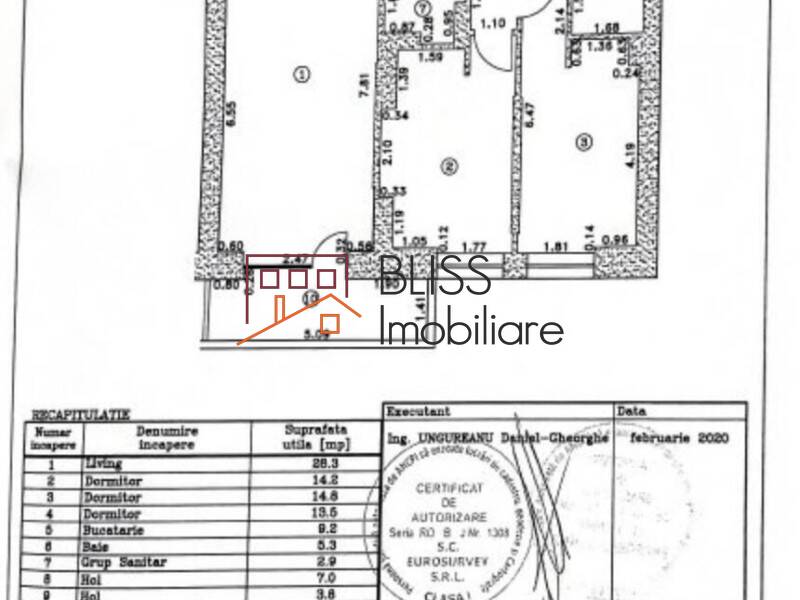 Apartment for Sale Razoare, Bucharest - 3 Bedroom - ID:113364 | Bliss Imobiliare / Photo 4 - BLISS Imobiliare