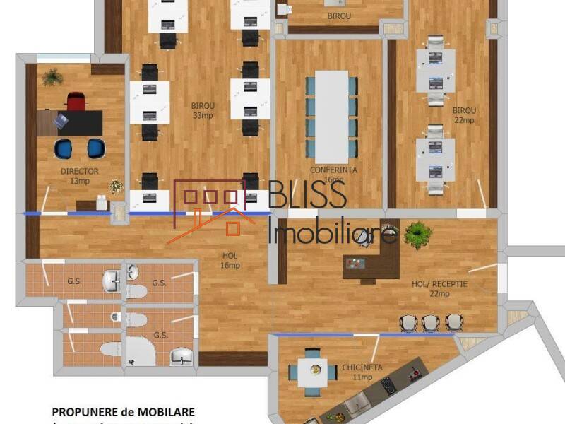 Studio apartment for Sale Herastrau | Nordului, Bucharest - ID:113392 | Bliss Imobiliare / Photo 16 - BLISS Imobiliare