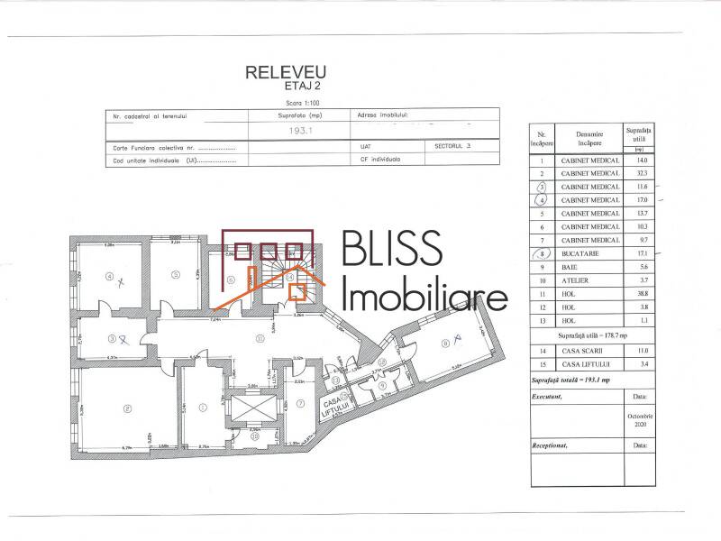 Office Space With 7 Rooms, Bucharest | Bliss Imobiliare / Photo 3 - BLISS Imobiliare