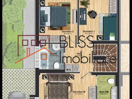 Villa for Rent Otopeni | Tunari, Bucharest / Ilfov - 3 Bedroom - ID:114465 | Bliss Imobiliare / Photo 15 - BLISS Imobiliare