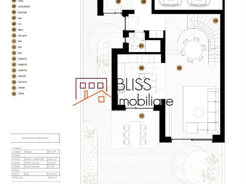 Vila de Inchiriat Iancu Nicolae | Pipera - 5 Camere - ID:114525 | Bliss Imobiliare / Photo 17 - BLISS Imobiliare