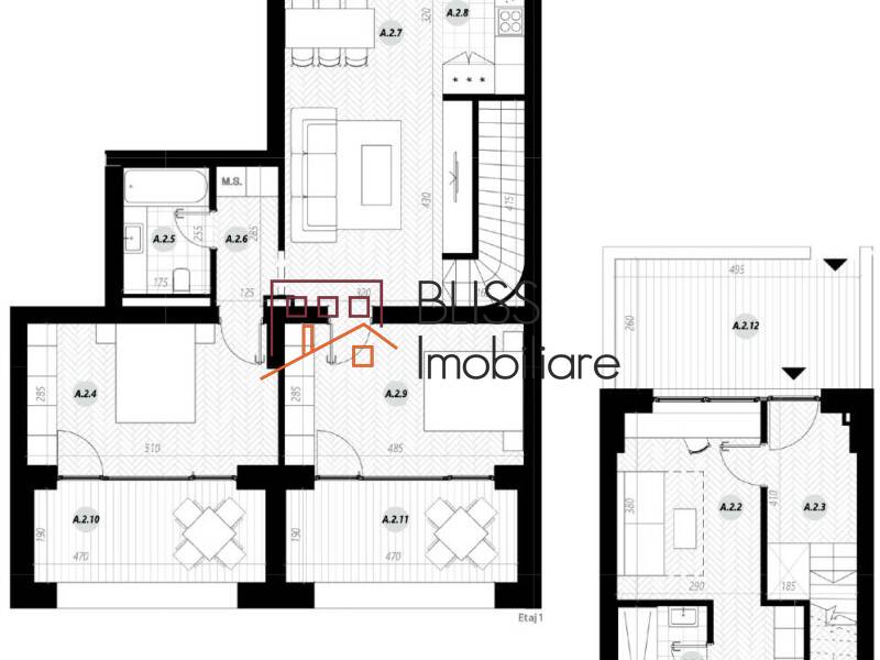 Apartament Duplex de Vanzare Iancu Nicolae | Pipera - 4 Camere - ID:114728 | Bliss Imobiliare / Photo 2 - BLISS Imobiliare