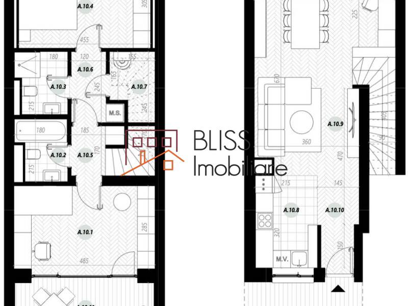 2-Bedroom Duplex With Terrace, Bucharest / Ilfov | Bliss Imobiliare / Photo 4 - BLISS Imobiliare