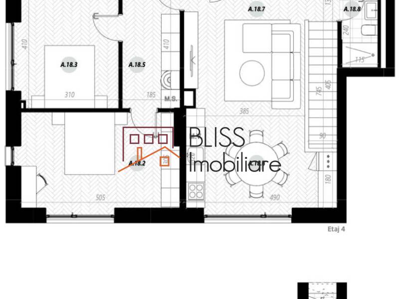 Apartament Duplex de Vanzare Iancu Nicolae | Pipera - 3 Camere - ID:114734 | Bliss Imobiliare / Photo 2 - BLISS Imobiliare