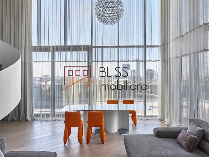 Penthouse apartment for Rent Floreasca | Barbu Vacarescu, Bucharest - 3 Bedroom - ID:115074 | Bliss Imobiliare / Photo 4 - BLISS Imobiliare