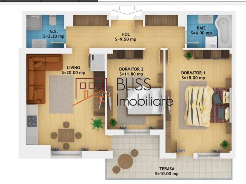 Apartment for Sale Piata Muncii, Bucharest - 2 Bedroom - ID:115535 | Bliss Imobiliare / Photo 22 - BLISS Imobiliare