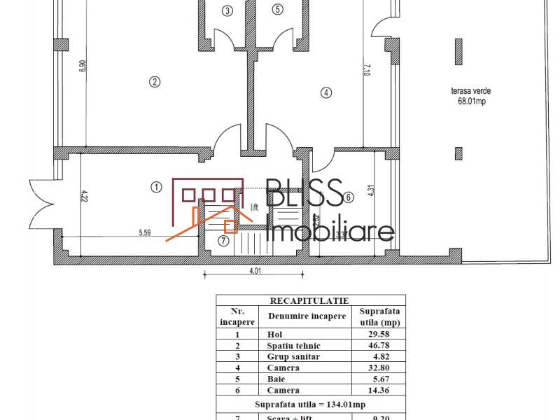 Apartment for Rent Dorobanti | Primaverii | Kiseleff | Aviatorilor, Bucharest - 2 Bedroom - ID:115978 | Bliss Imobiliare / Photo 25 - BLISS Imobiliare
