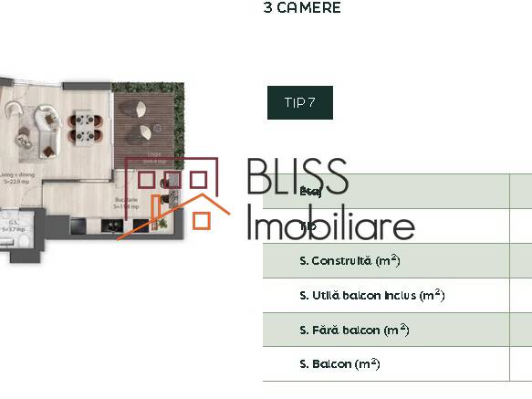 Premium 2 Bedroom Apartment With Balcony In Brickville Jolie Ville, Bucharest / Ilfov | Bliss Imobiliare / Photo 6 - BLISS Imobiliare