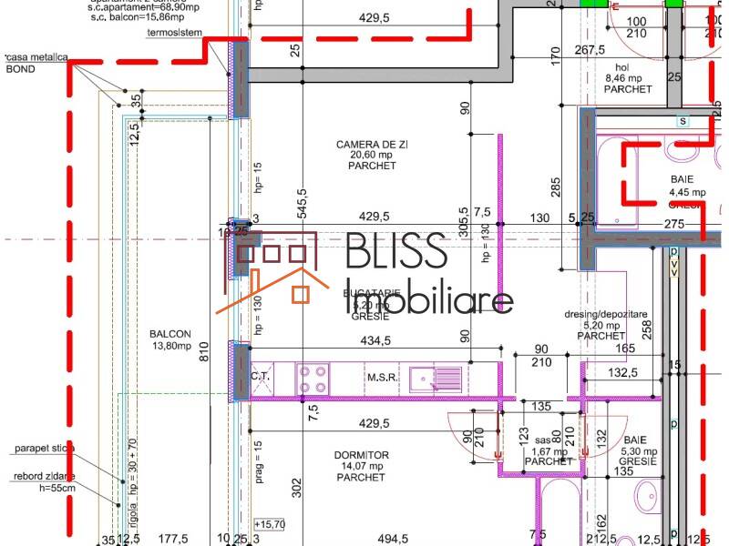 Apartment for Rent Aviatiei | Promenada mall | Metro Pipera, Bucharest - 1 Bedroom - ID:117176 | Bliss Imobiliare / Photo 17 - BLISS Imobiliare