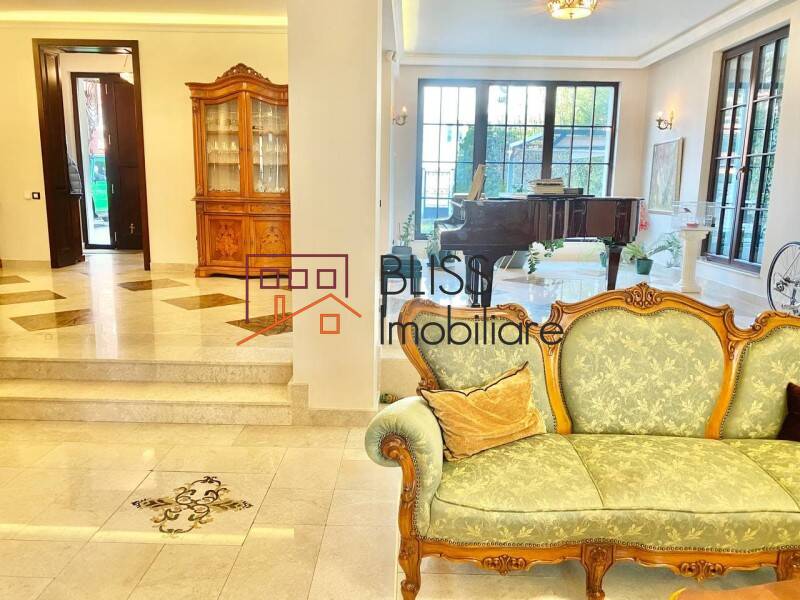 Villa for Rent Iancu Nicolae | Pipera, Bucharest / Ilfov - 5 Bedroom - ID:117242 | Bliss Imobiliare / Photo 5 - BLISS Imobiliare