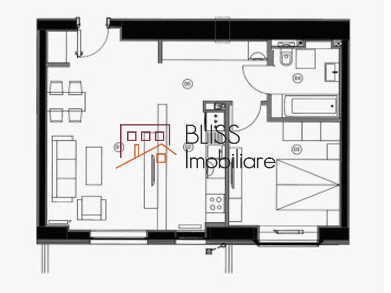 Apartament de Vanzare Aviatiei | Promenada mall | Metro Pipera - 2 Camere - ID:117444 | Bliss Imobiliare / Photo 16 - BLISS Imobiliare