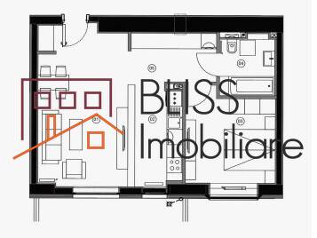 Apartament de Inchiriat Aviatiei | Promenada mall | Metro Pipera - 2 Camere - ID:117739 | Bliss Imobiliare / Photo 15 - BLISS Imobiliare