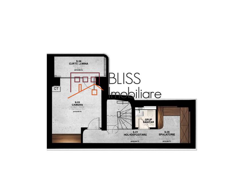 Apartament Duplex de Inchiriat Delea Veche - 4 Camere - ID:114404 | Bliss Imobiliare / Photo 15 - BLISS Imobiliare