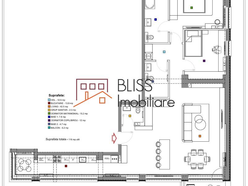 Apartament 3 Camere Langa Scoala Americana | Bliss Imobiliare / Photo 27 - BLISS Imobiliare