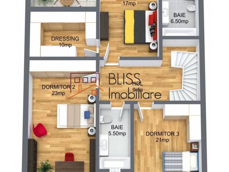 Vila de Vanzare Iancu Nicolae | Pipera - 8 Camere - ID:119481 | Bliss Imobiliare / Photo 54 - BLISS Imobiliare