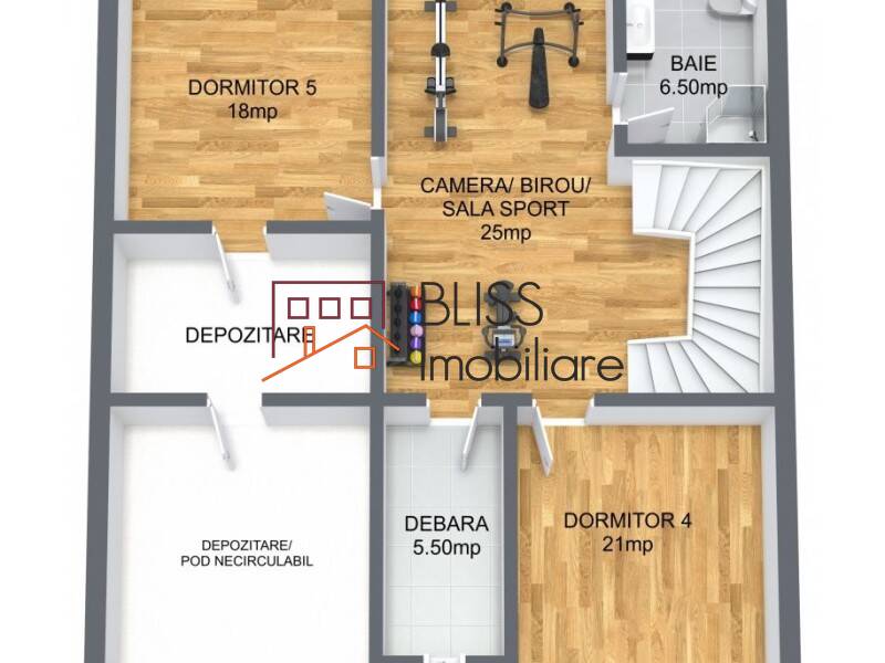 Vila de Vanzare Iancu Nicolae | Pipera - 8 Camere - ID:119481 | Bliss Imobiliare / Photo 55 - BLISS Imobiliare