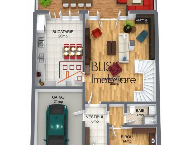 Villa for Sale Iancu Nicolae | Pipera, Bucharest / Ilfov - 5 Bedroom - ID:119481 | Bliss Imobiliare / Photo 53 - BLISS Imobiliare