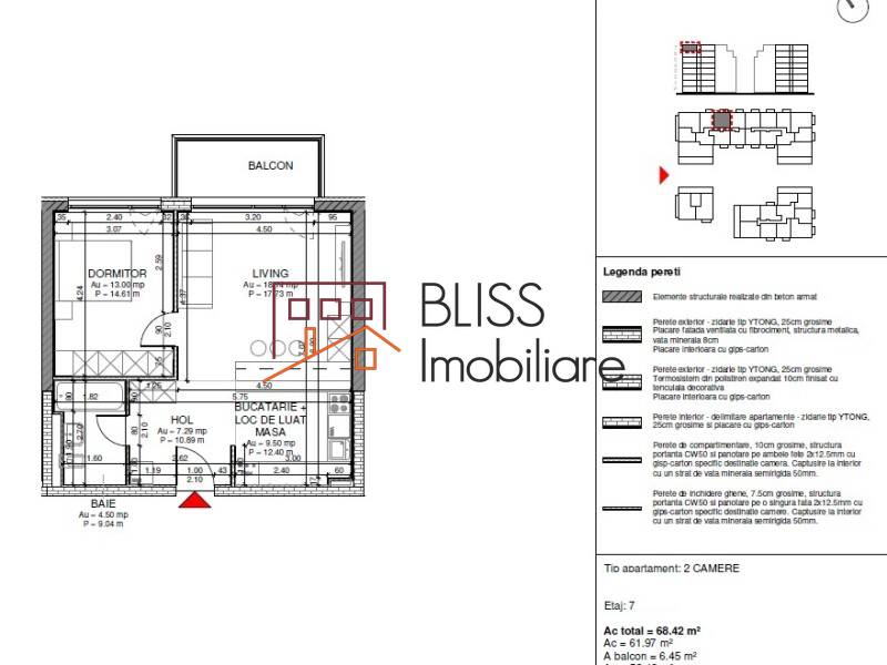 Apartment for Sale Domenii | 1 Mai | Grivitei, Bucharest - 1 Bedroom - ID:120488 | Bliss Imobiliare / Photo 6 - BLISS Imobiliare