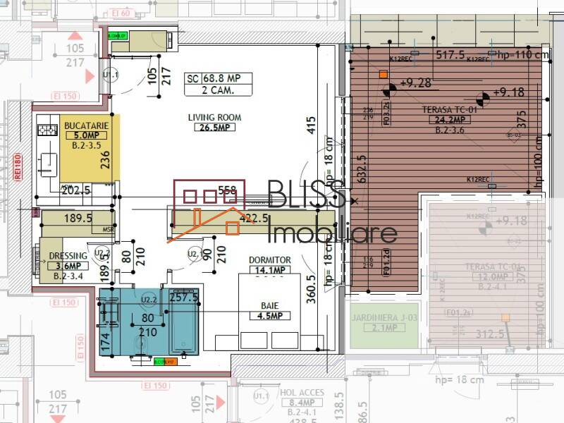 Modern 1-Bedroom Apartment In Prime Location | Secure Residential Complex, Bucharest | Bliss Imobiliare / Photo 13 - BLISS Imobiliare