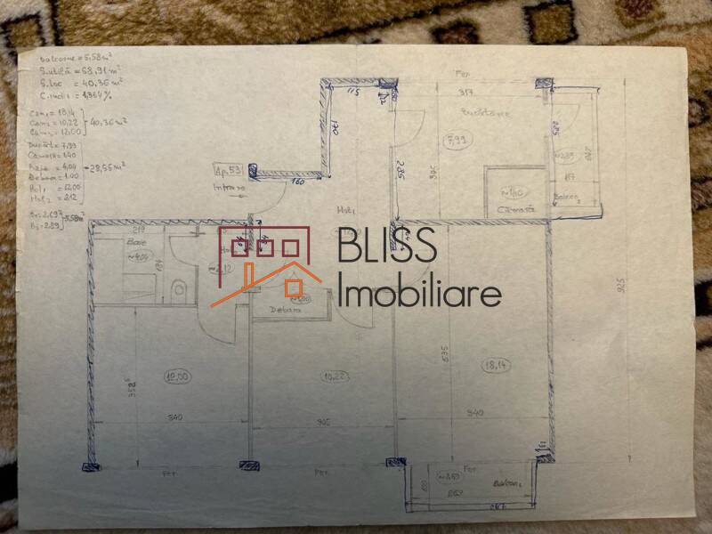 Apartament de Inchiriat Sector 3 - 3 Camere - ID:122465 | Bliss Imobiliare / Photo 6 - BLISS Imobiliare
